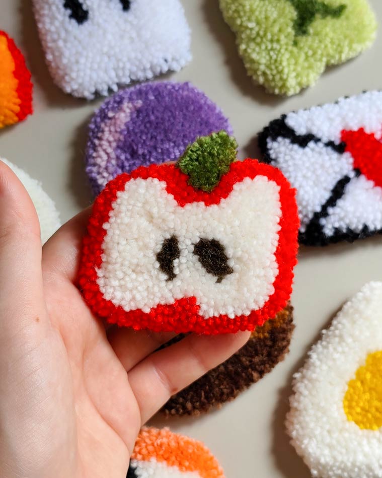 Magnet tufté - collection “nourriture”