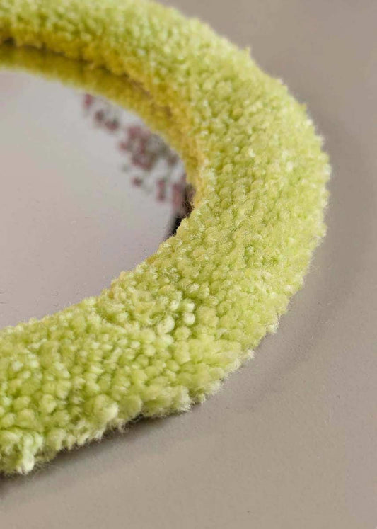 Miroir tufté - contour vert