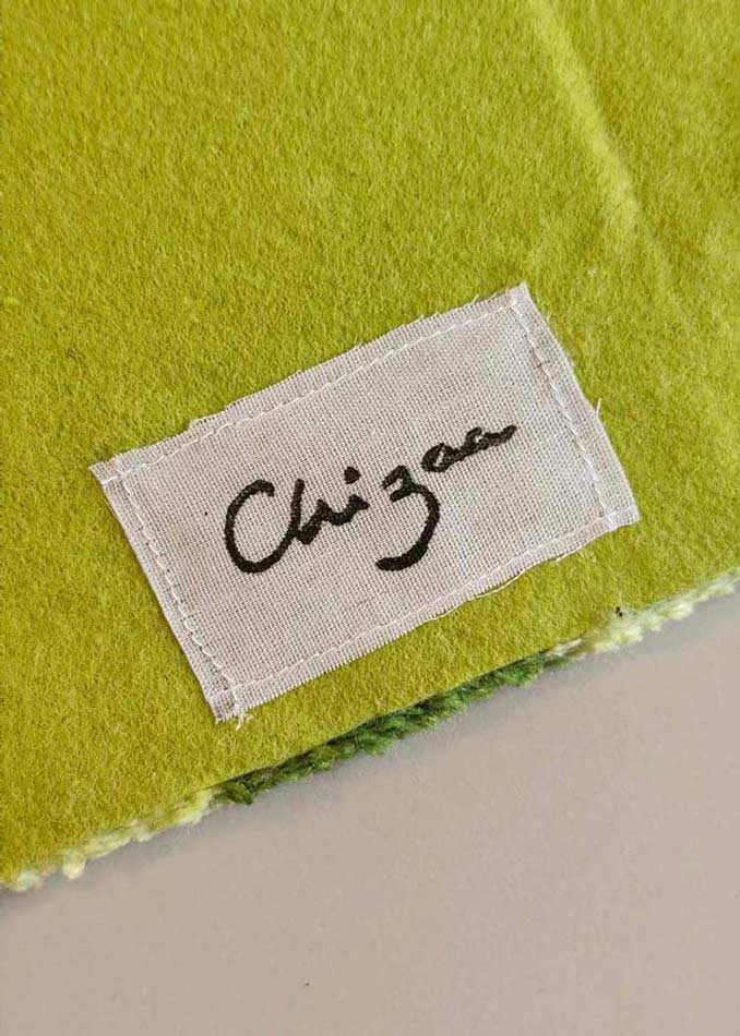 Miroir tufté - trèfles porte bonheur