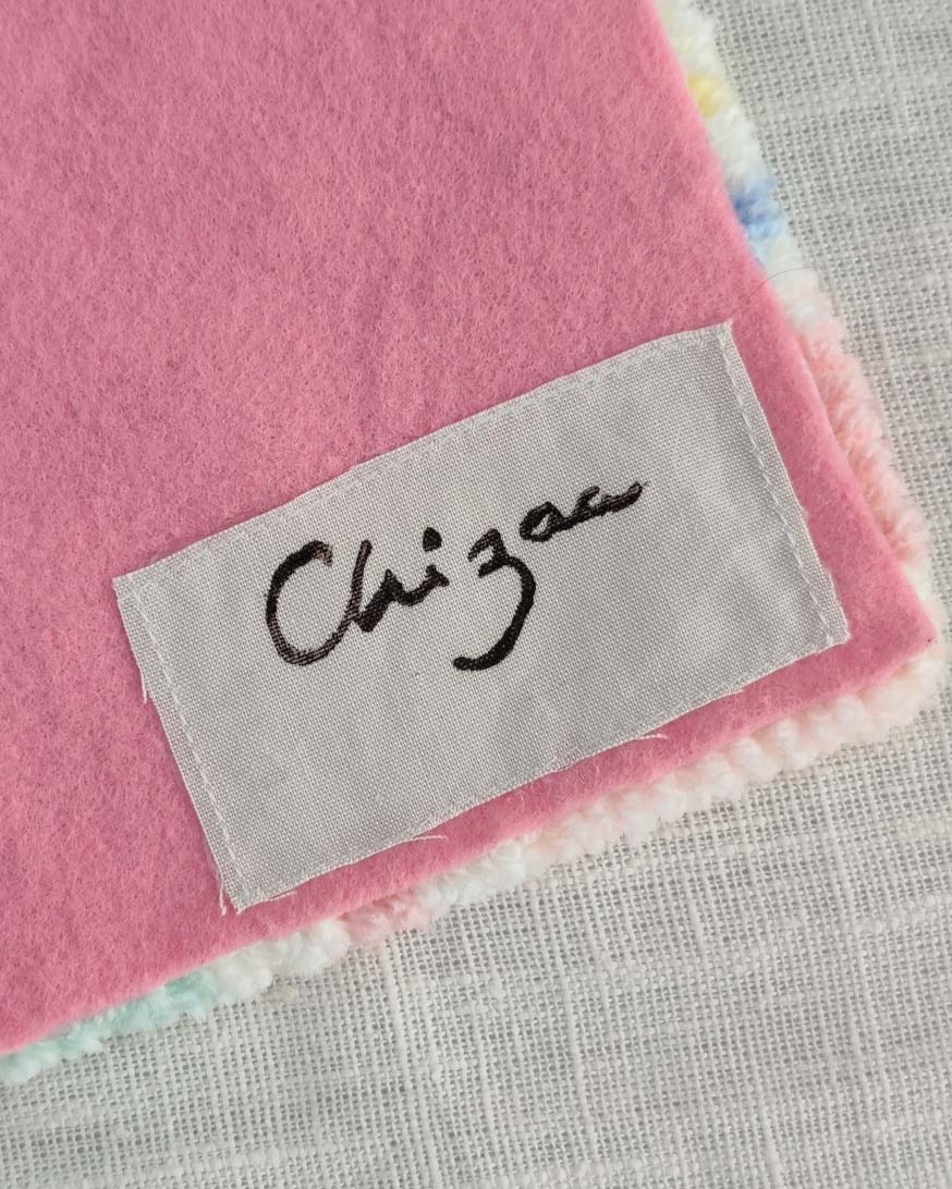 Fleur de lys tuftée murale - pistil malléable