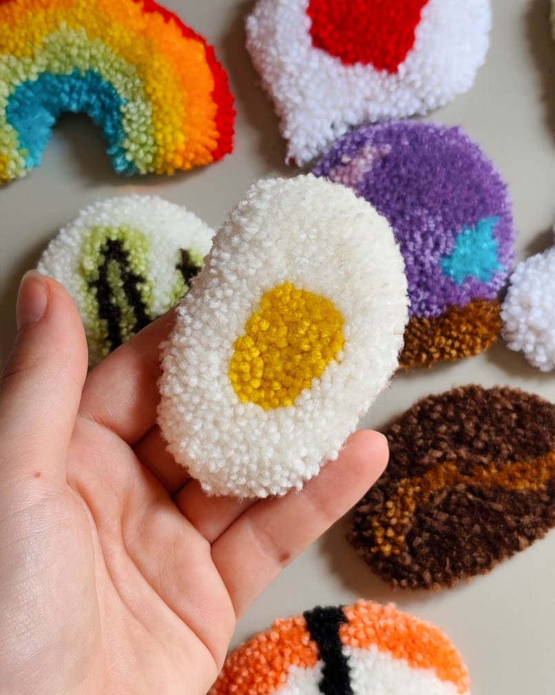 Magnet tufté - collection “nourriture”