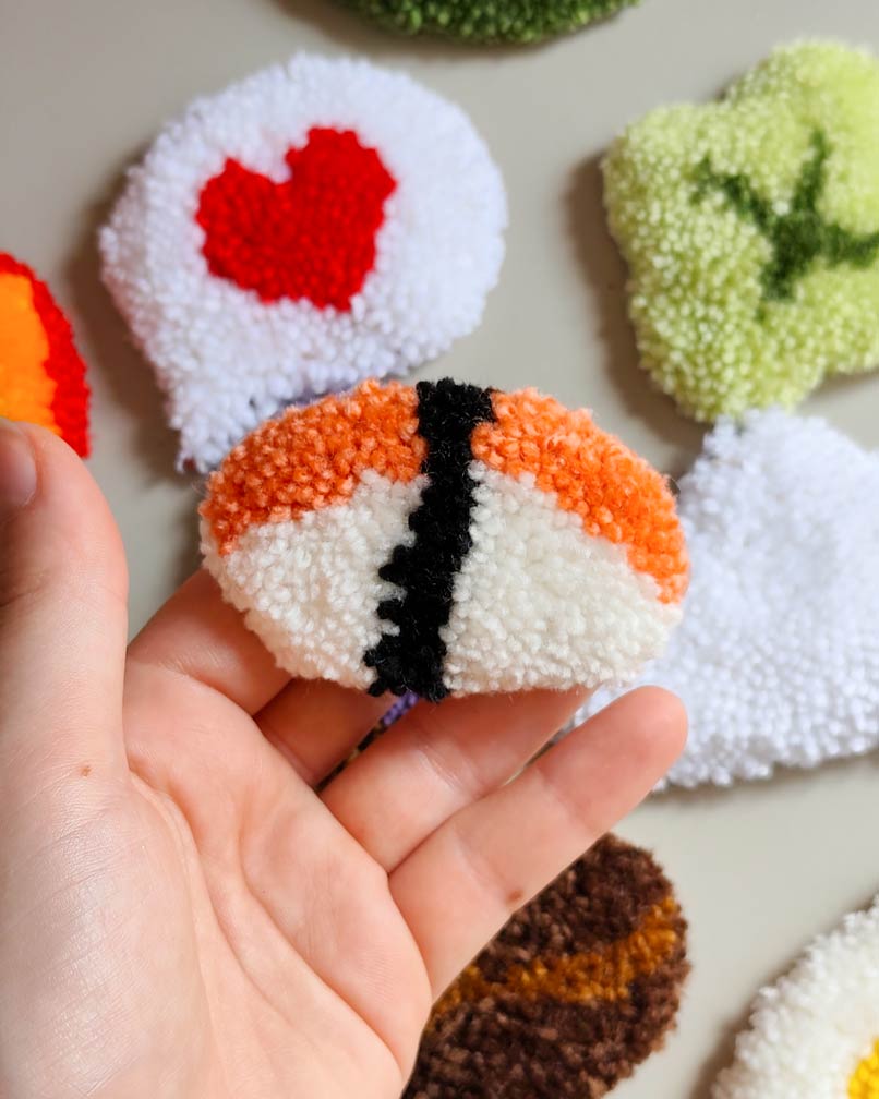 Magnet tufté - collection “nourriture”