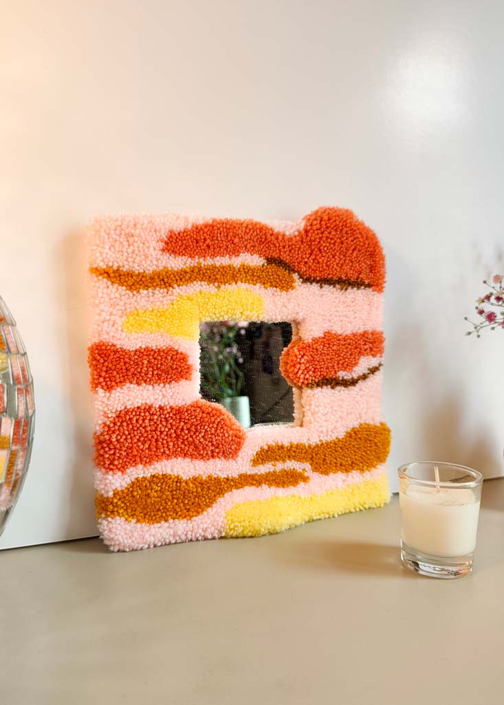 Miroir tufté - coucher de soleil