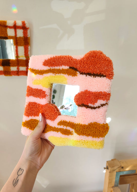 Miroir tufté - coucher de soleil