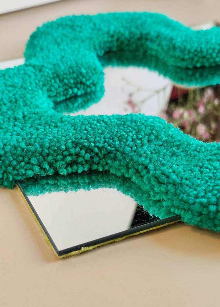 Miroir tufté arrondi - double position