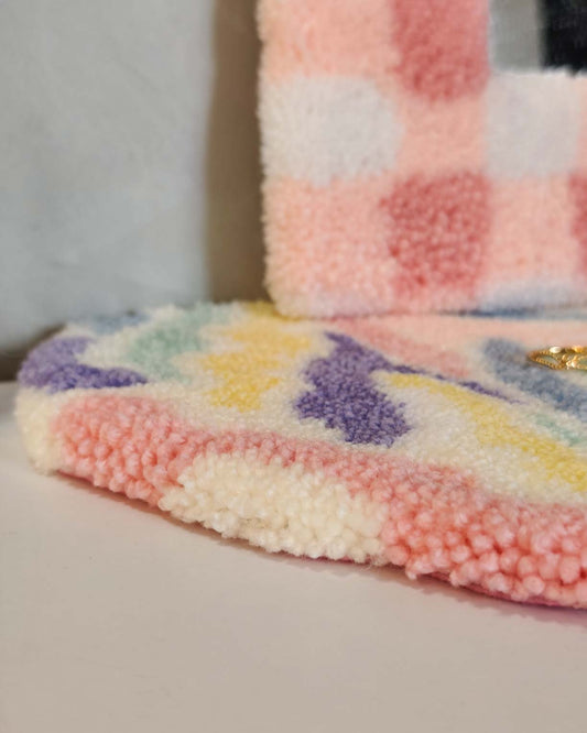 Petit tapis tufté - motif nacre