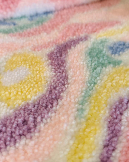 Petit tapis tufté - motif nacre