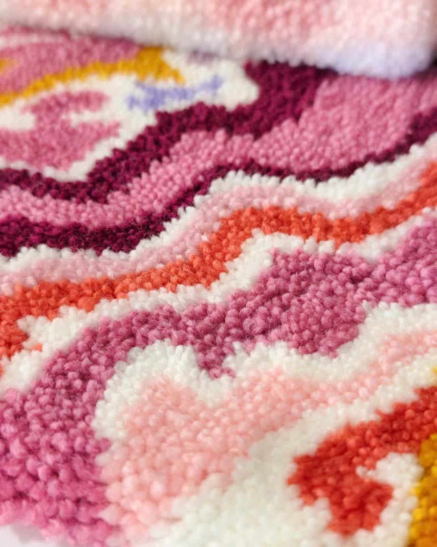 Petit tapis tufté - motif pierre