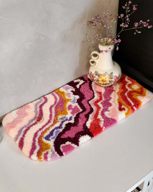 Petit tapis tufté - motif pierre