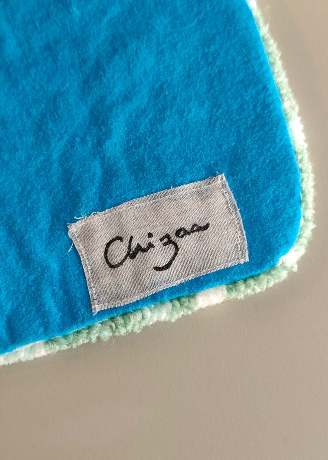 Petit tapis tufté - Impression d’eau