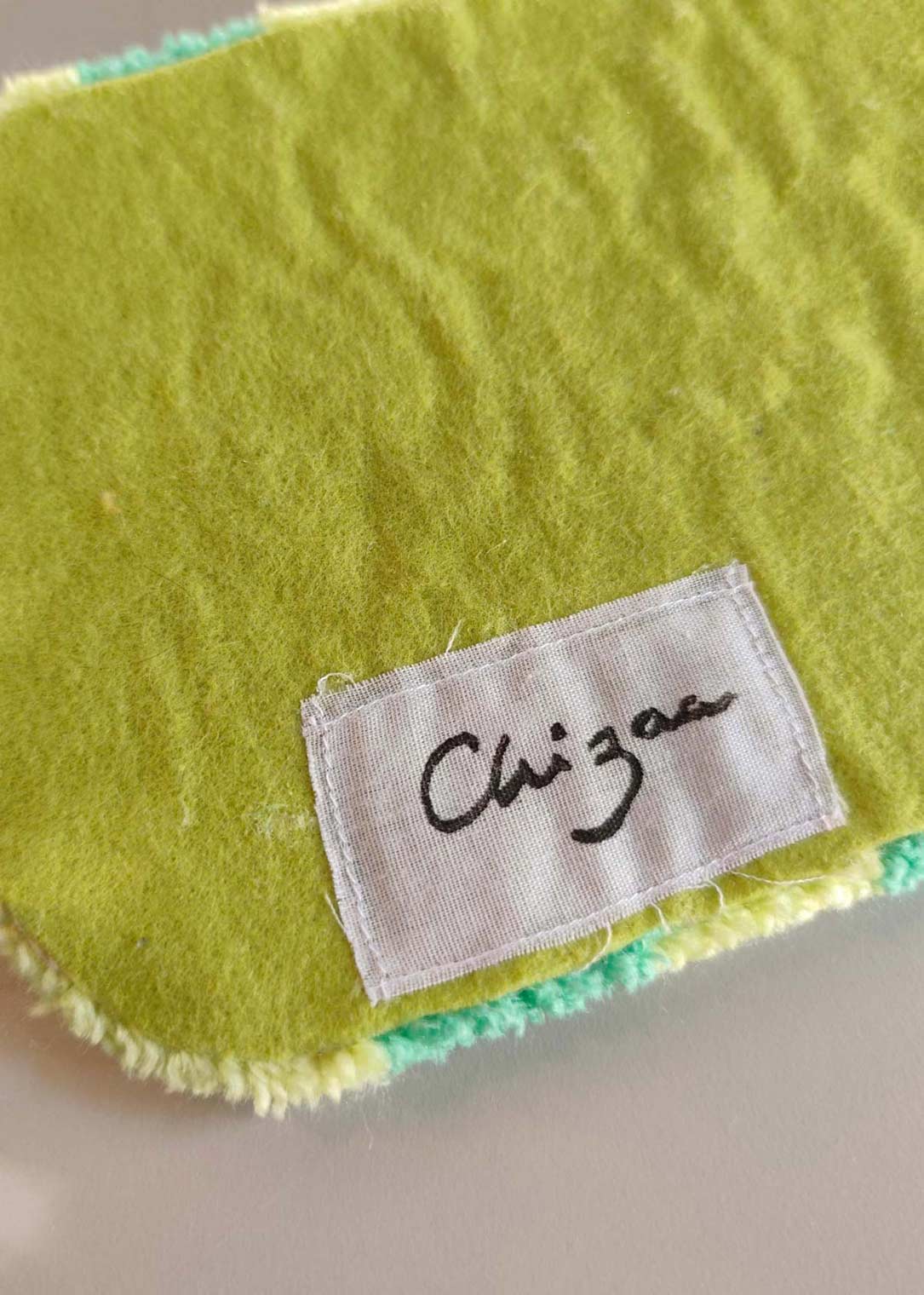 Petit tapis tufté - damier vert